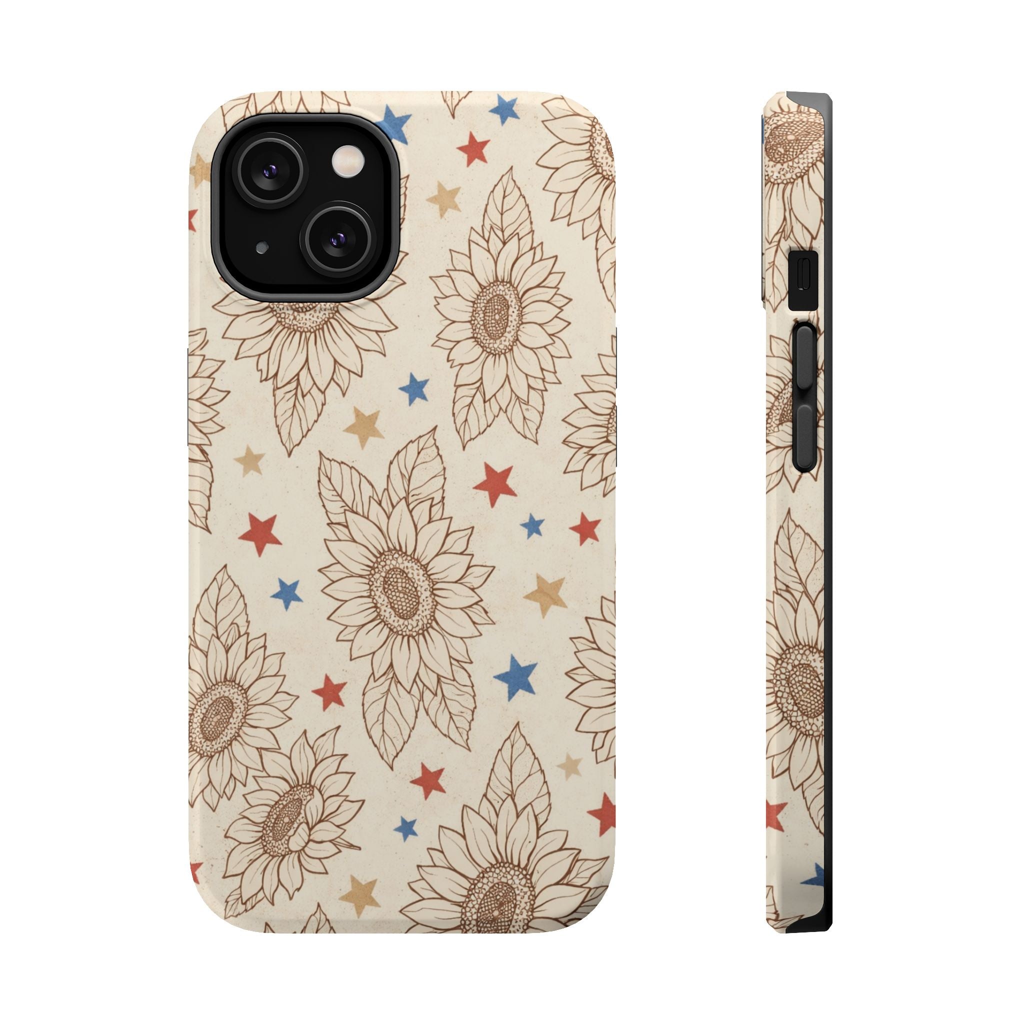 Sunflower Stars Magnetic Impact-Resistant Phone Case