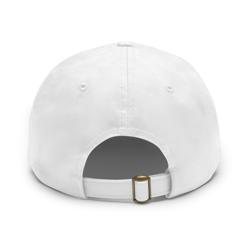 Sunshine State of Mind Leather Patch Dad Hat — Pink Casual Baseball Cap