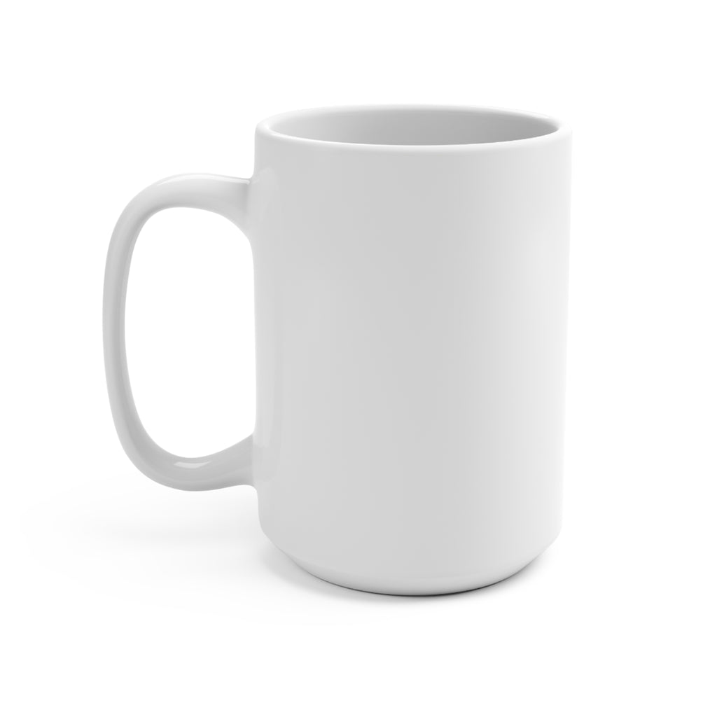 Sunshine Caffeine & Grace 15oz Coffee Mug — Sunflower Morning Cup for Coffee Lovers