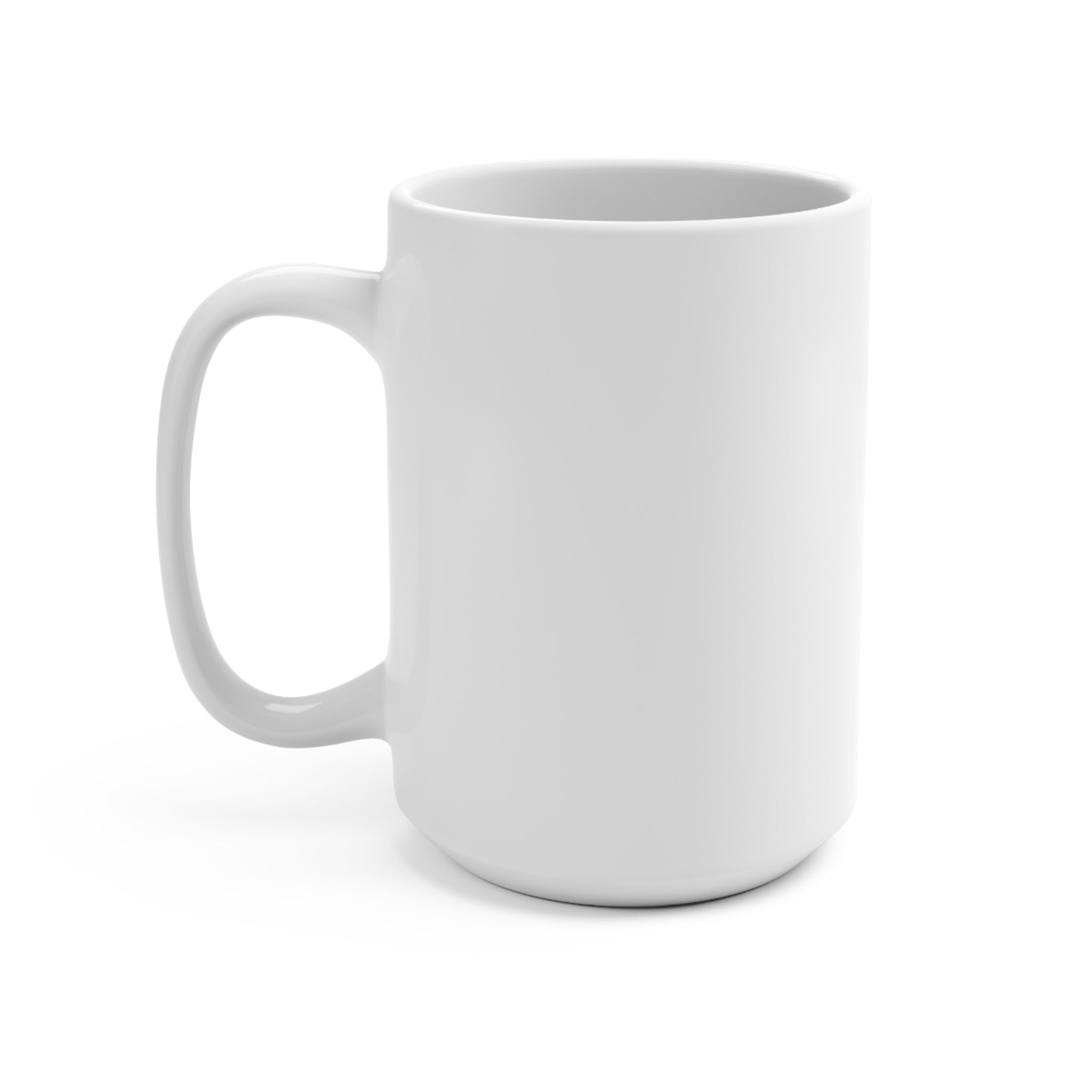 Sunshine Caffeine & Grace 15oz Coffee Mug — Sunflower Morning Cup for Coffee Lovers