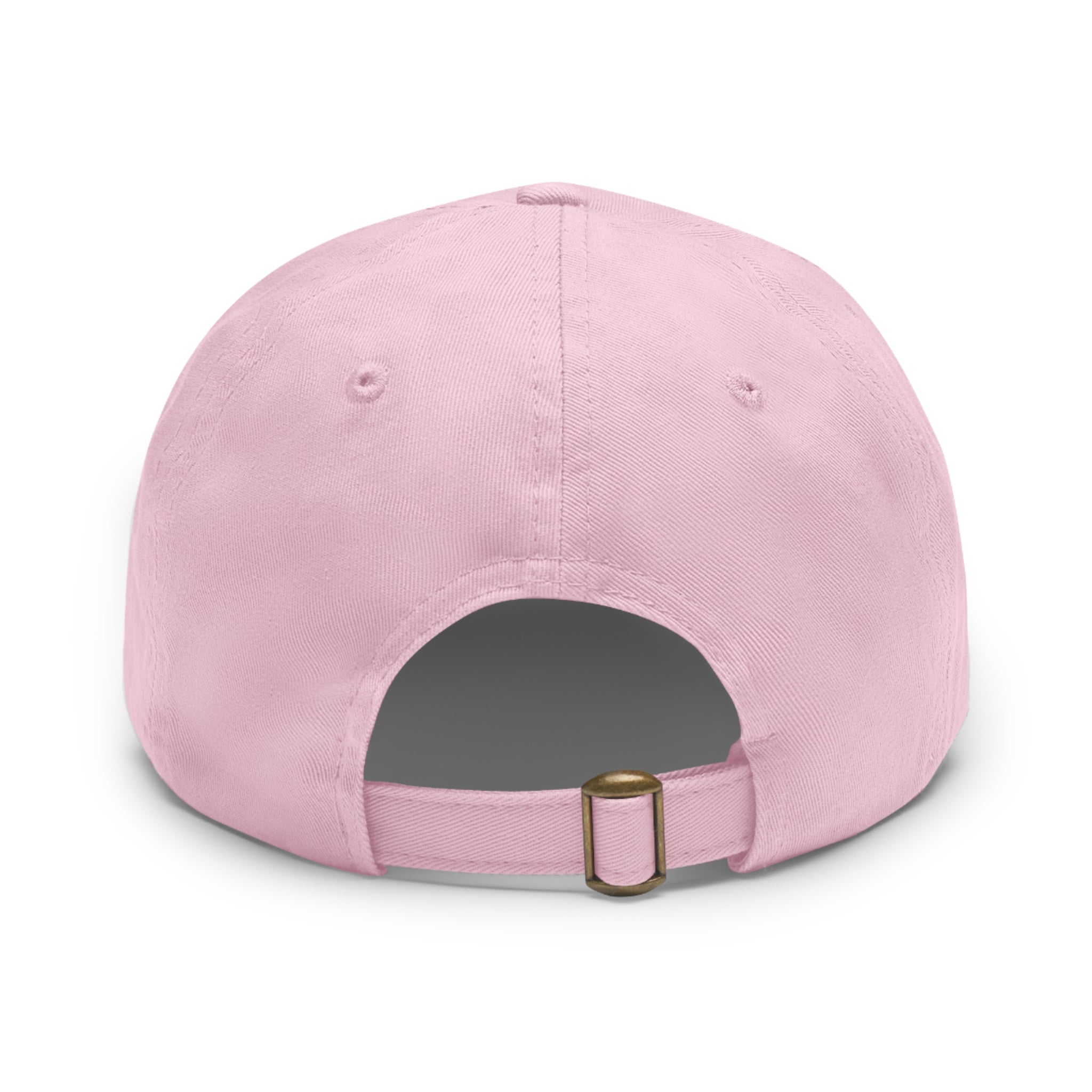 Sunshine State of Mind Leather Patch Dad Hat — Pink Casual Baseball Cap