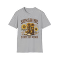 Sunshine State of Mind T-Shirt — Sunflower Cowboy Boots Graphic Tee