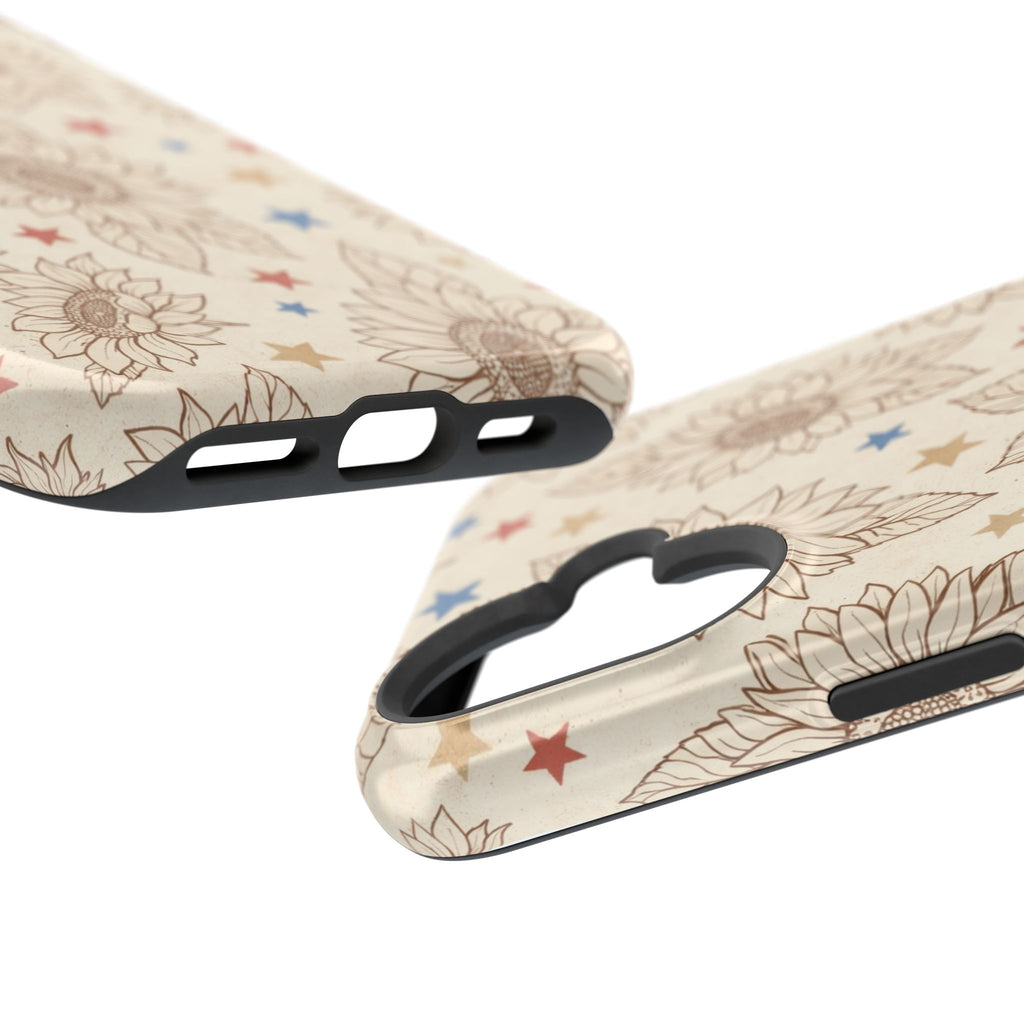 Sunflower Stars Magnetic Impact-Resistant Phone Case