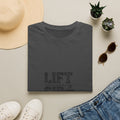 Lift Sip Shine T-Shirt — Morning Coffee & Workout Motivational Tee